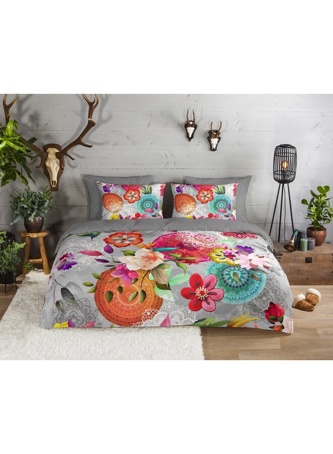 HIP Dekbedovertrek Isarea Multi - Flanel