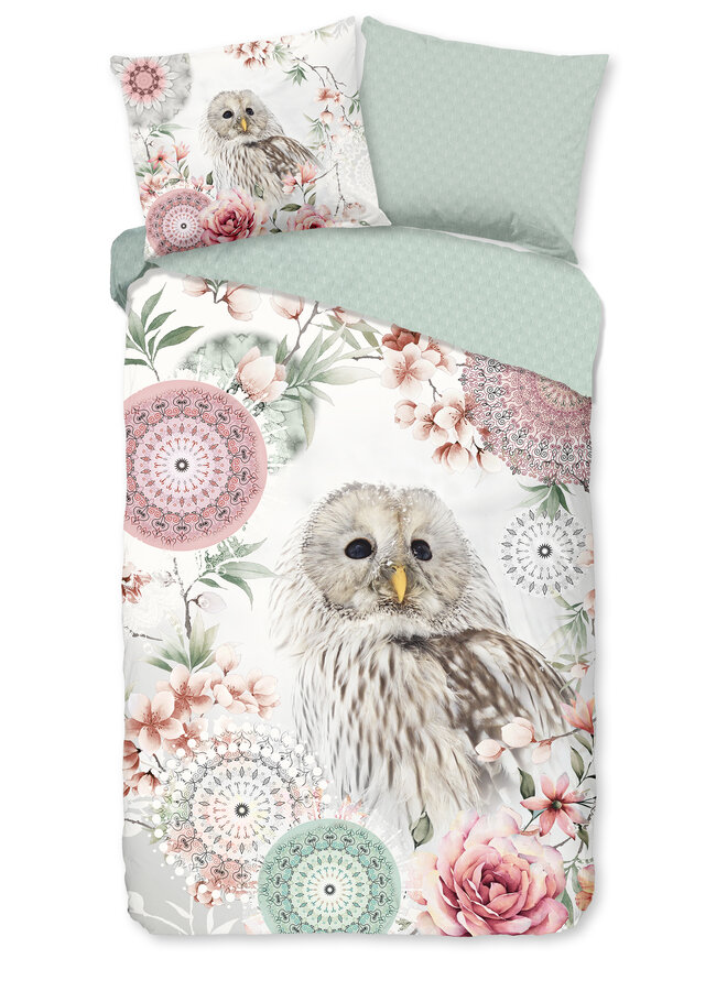 HIP Dekbedovertrek Omaira Ecru - Flanel