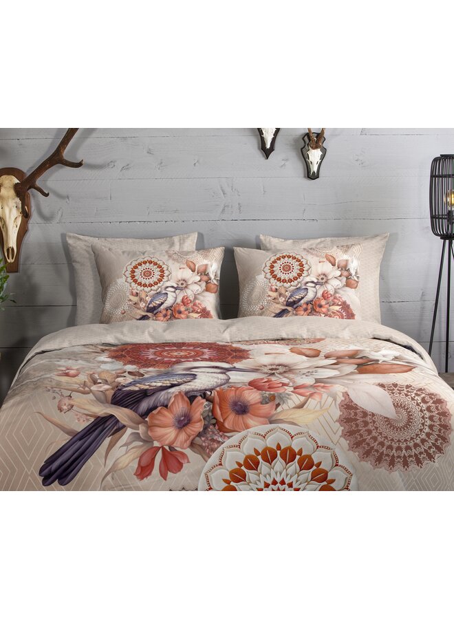 HIP Dekbedovertrek Luigio Zand - Flanel