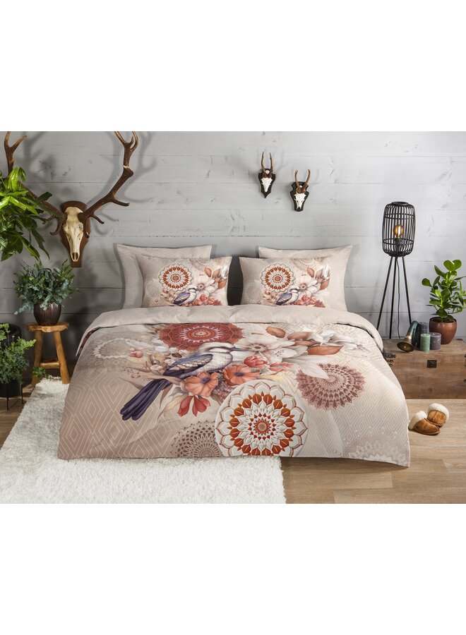 HIP Dekbedovertrek Luigio Zand - Flanel