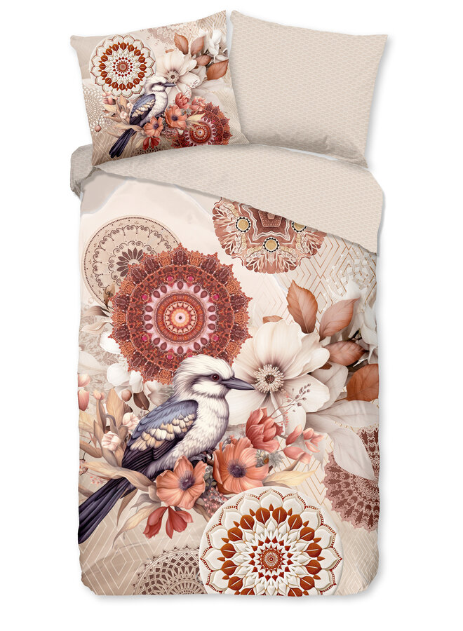 HIP Dekbedovertrek Luigio Zand - Flanel