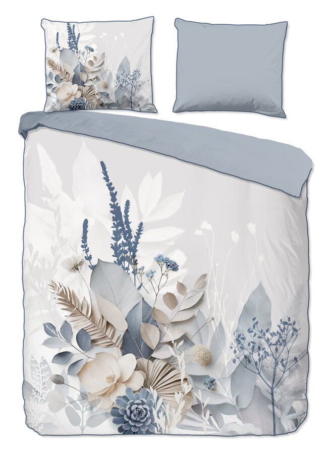 Dekbedovertrek Junte Grijs - Katoensatijn