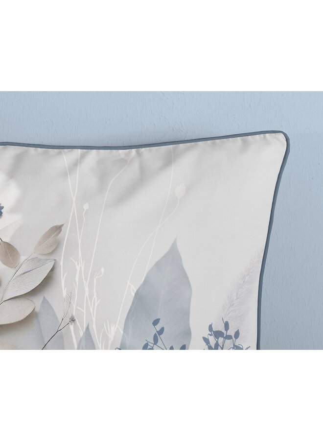 Descanso Dekbedovertrek Junte Grijs - Katoensatijn