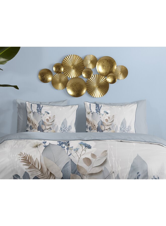 Descanso Dekbedovertrek Junte Grijs - Katoensatijn