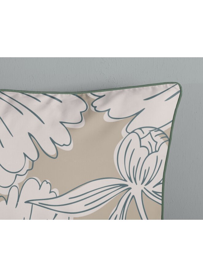 Descanso Dekbedovertrek Ancona Zand - Katoensatijn