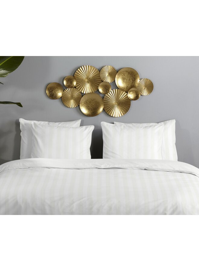 Descanso Dekbedovertrek Hotel Linnen Sevilla Wit - Katoensatijn