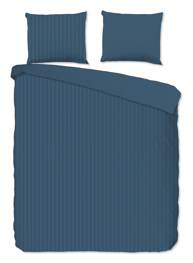 Dekbedovertrek Hotel Linnen Sevilla Blauw - Katoensatijn