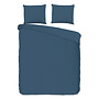 Descanso Dekbedovertrek Hotel Linnen Sevilla Blauw - Katoensatijn