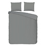 Descanso Dekbedovertrek Hotel Sevilla Linnen Grijs - Katoensatijn