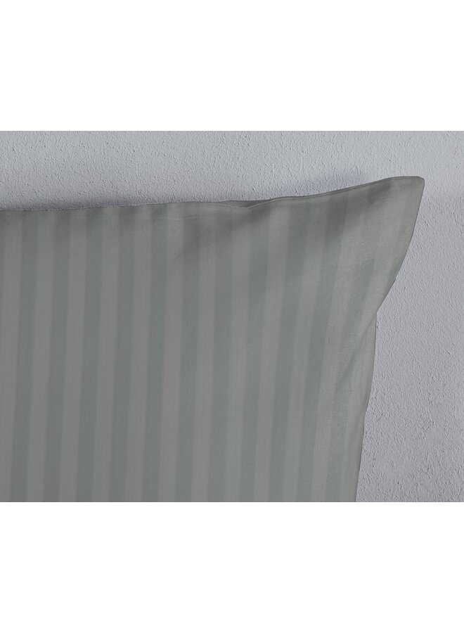 Descanso Dekbedovertrek Hotel Sevilla Linnen Grijs - Katoensatijn