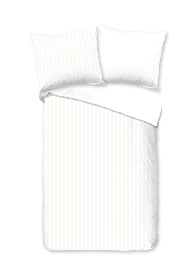 Dekbedovertrek Kindermaat Hotel Sevilla Wit - Katoensatijn