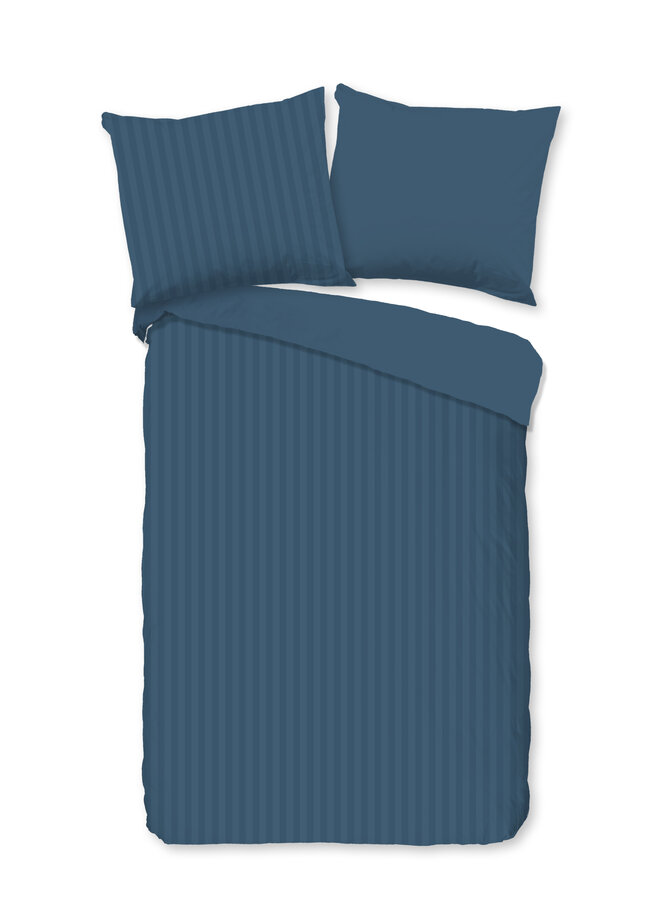 Descanso Dekbedovertrek Kindermaat Hotel Sevilla Blauw - Katoensatijn