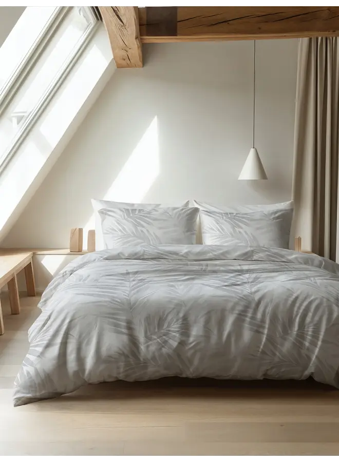 Sleeptime Dekbedovertrek Venza Grijs - Flanel