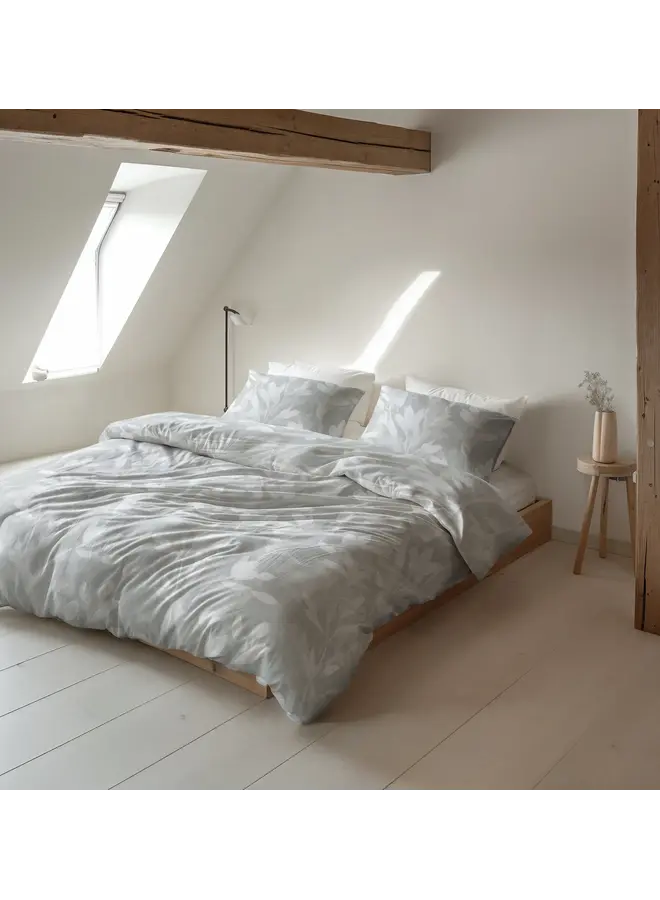 Sleeptime Dekbedovertrek Rosa Grijs - Flanel