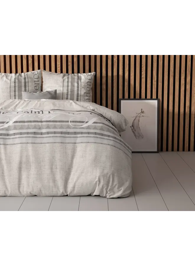 Sleeptime Dekbedovertrek Residence Grijs - Blended Katoen