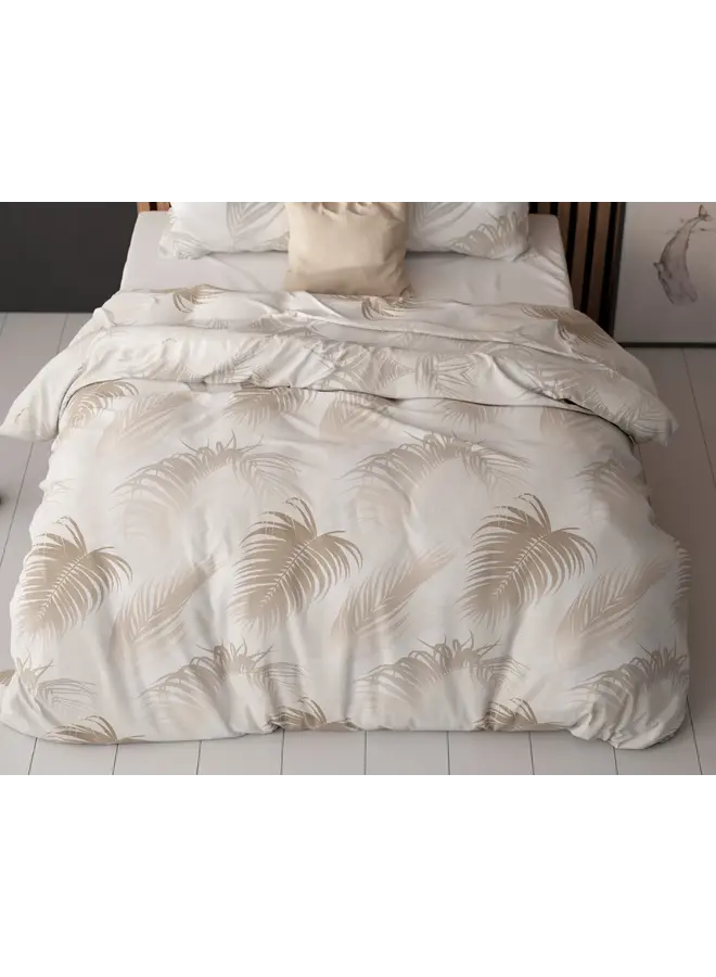 Sleeptime Dekbedovertrek Jayda Taupe - Blended Katoen