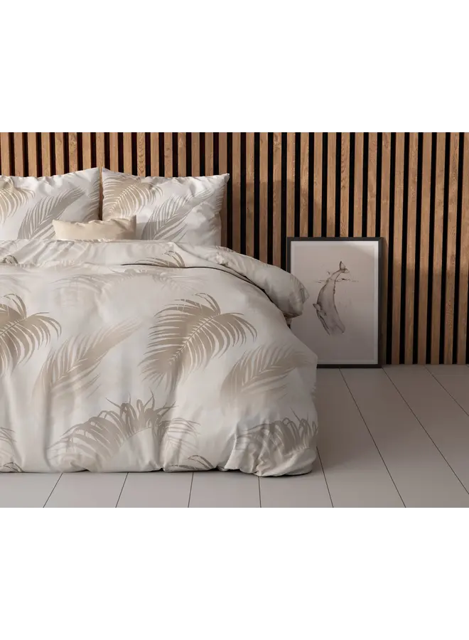 Sleeptime Dekbedovertrek Jayda Taupe - Blended Katoen