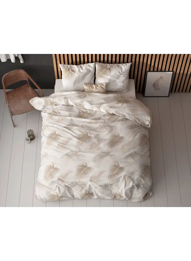 Sleeptime Dekbedovertrek Jayda Taupe - Blended Katoen