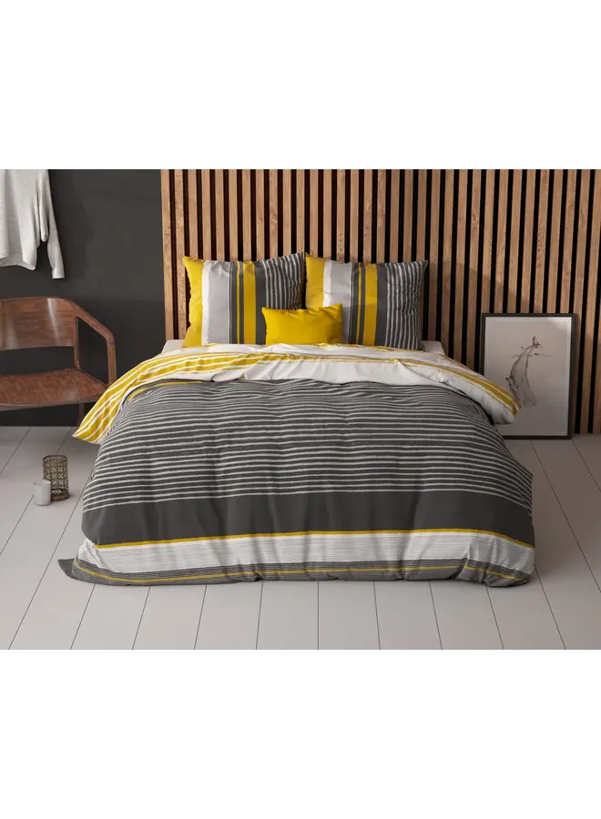 Sleeptime Dekbedovertrek Drake Zwart - Blended Katoen