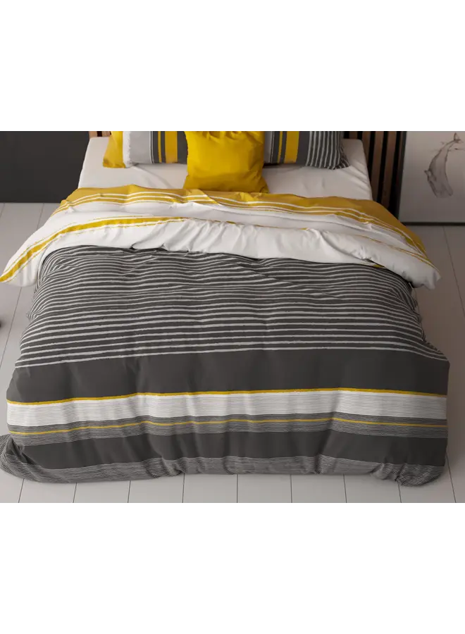 Sleeptime Dekbedovertrek Drake Zwart - Blended Katoen