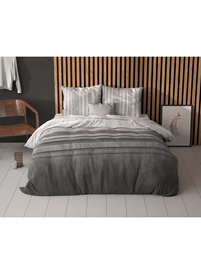 Sleeptime Dekbedovertrek Moon Lights Grijs - Blended Katoen