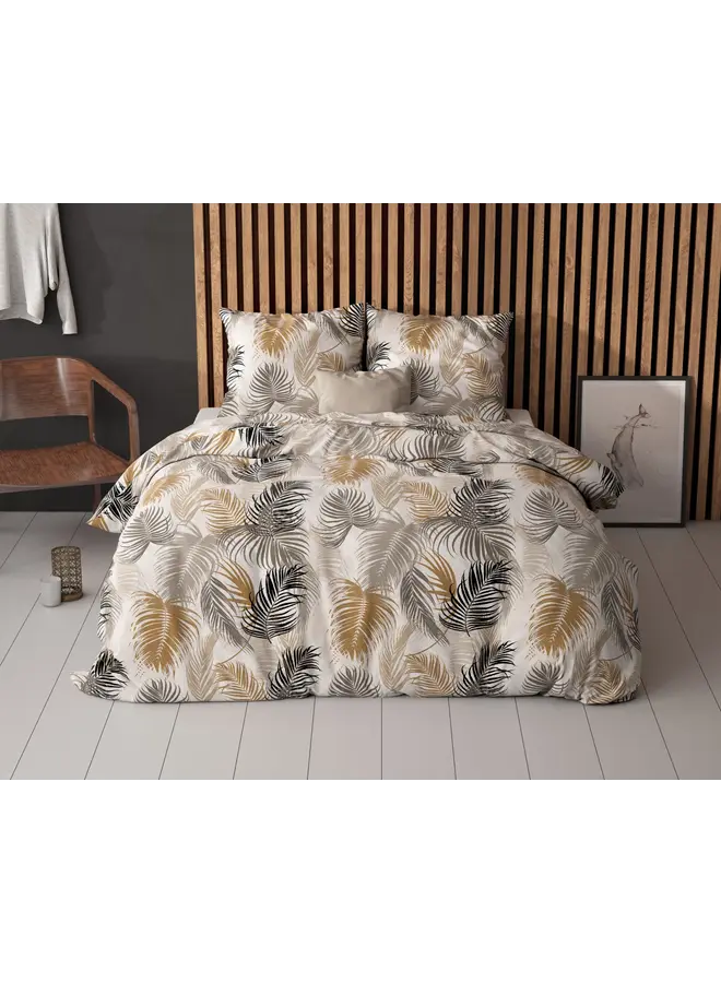 Sleeptime Dekbedovertrek Feather District Zand - Blended Katoen