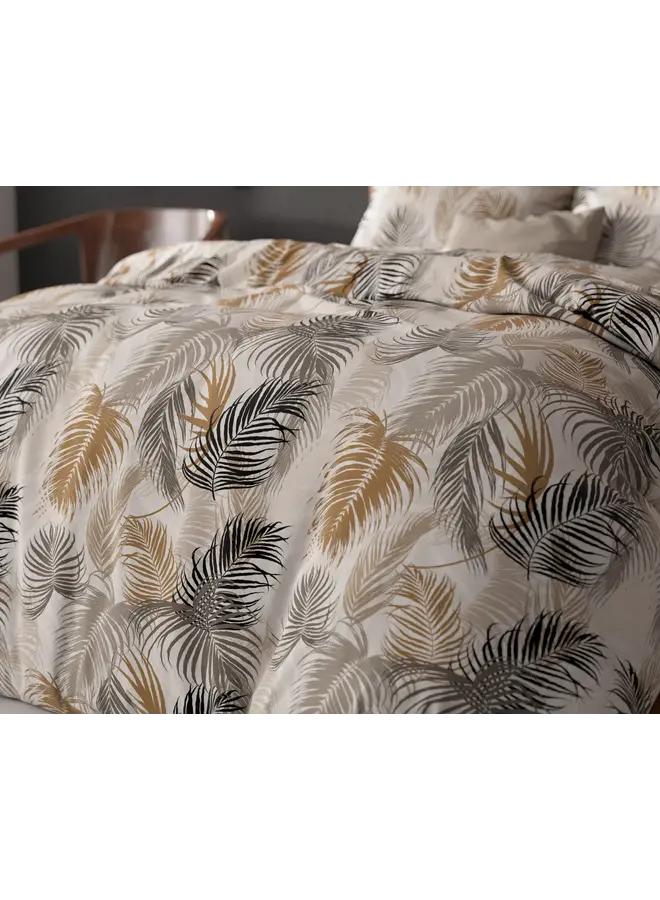 Sleeptime Dekbedovertrek Feather District Zand - Blended Katoen