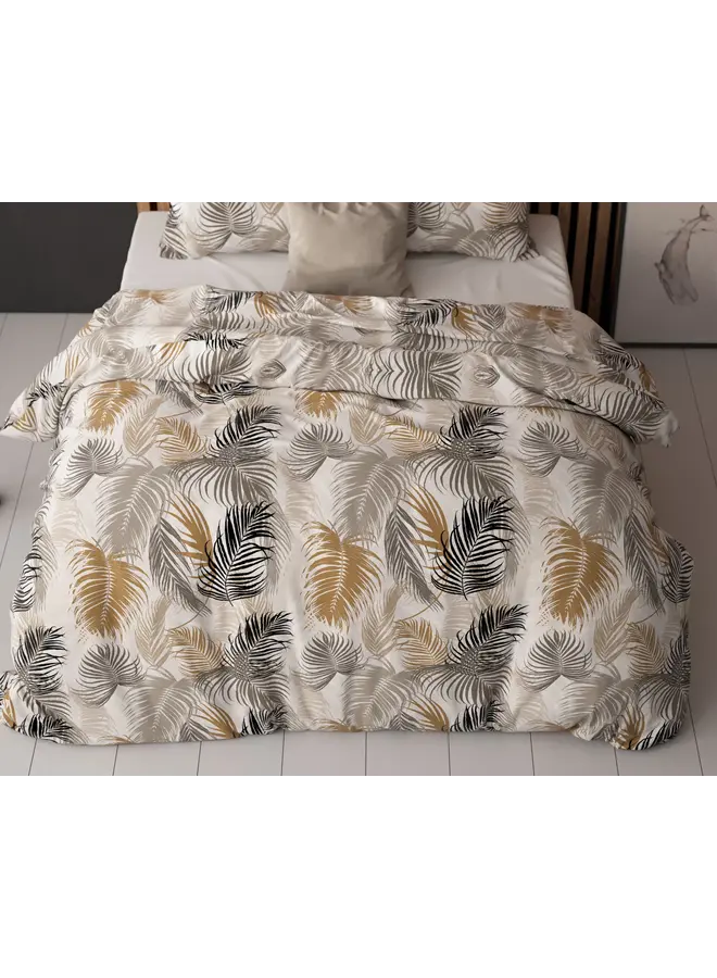 Sleeptime Dekbedovertrek Feather District Zand - Blended Katoen