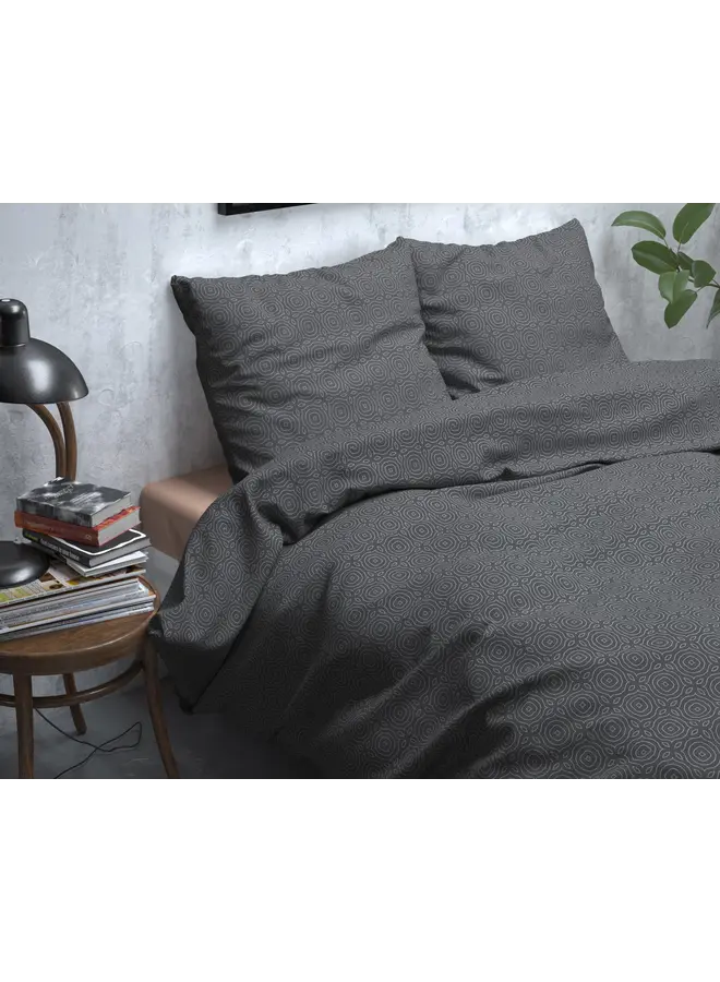 Sleeptime Dekbedovertrek Jason Antraciet - Flanel