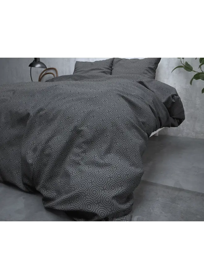 Sleeptime Dekbedovertrek Jason Antraciet - Flanel
