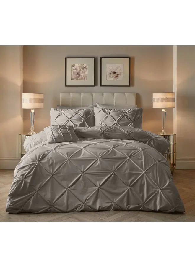 Sleeptime Dekbedovertrek Pintuck Zand - Velvet