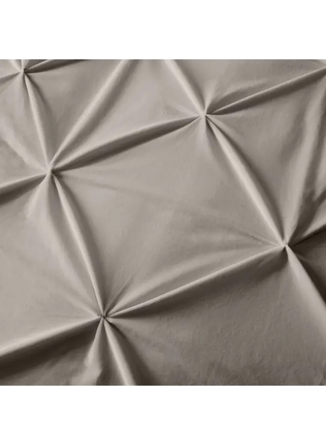 Sleeptime Dekbedovertrek Pintuck Zand - Velvet