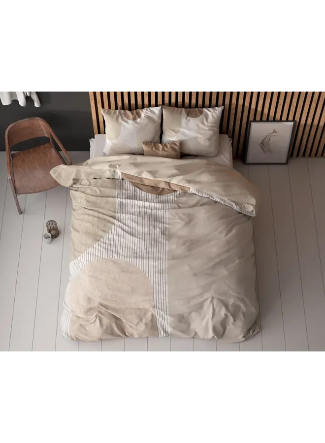 Sleeptime Dekbedovertrek Teddy Print Crème - Microvezel