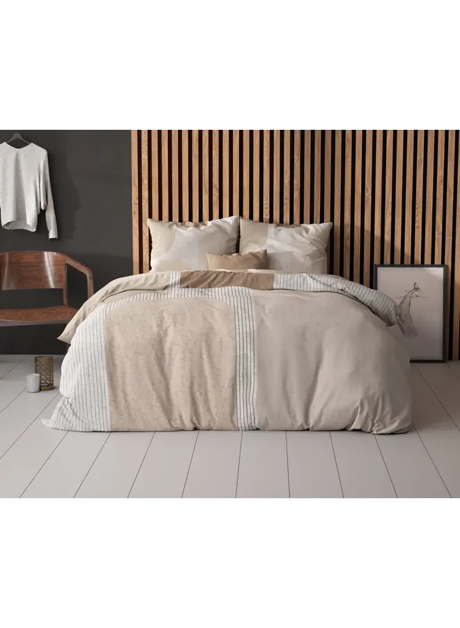 Sleeptime Dekbedovertrek Teddy Print Crème - Microvezel