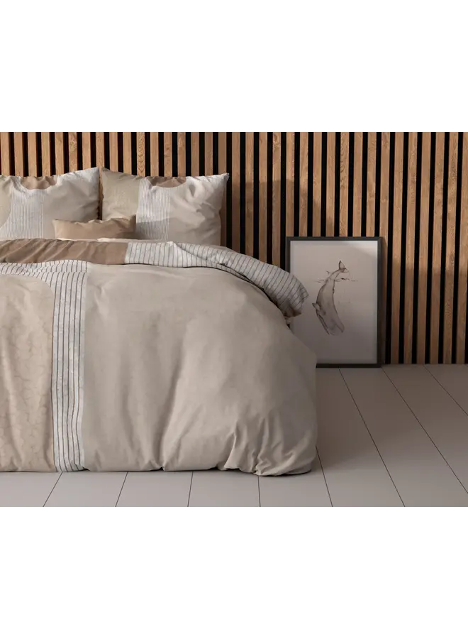 Sleeptime Dekbedovertrek Teddy Print Crème - Microvezel