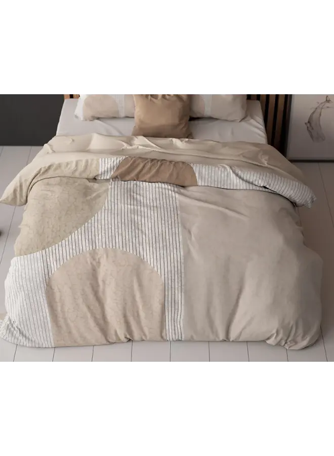 Sleeptime Dekbedovertrek Teddy Print Crème - Microvezel