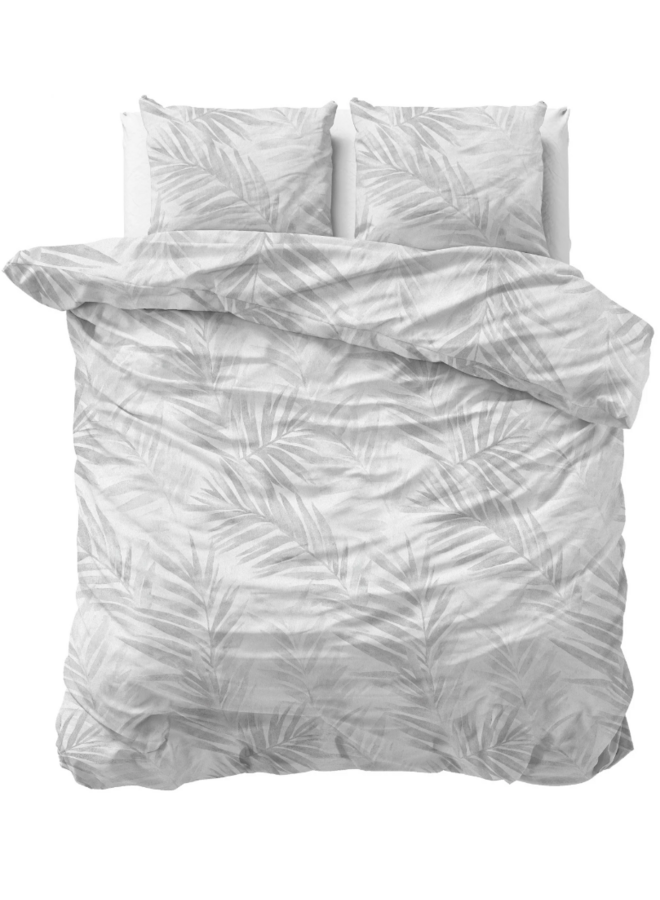 Sleeptime Dekbedovertrek Venza Grijs - Flanel