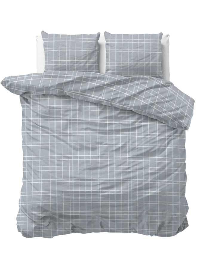 Dekbedovertrek Seva Blauw - Flanel PL1