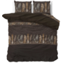 Sleeptime Dekbedovertrek Chocolate Feathers Bruin - Microvezel