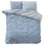 Sleeptime Dekbedovertrek Washed Cotton Blauw - Flanel
