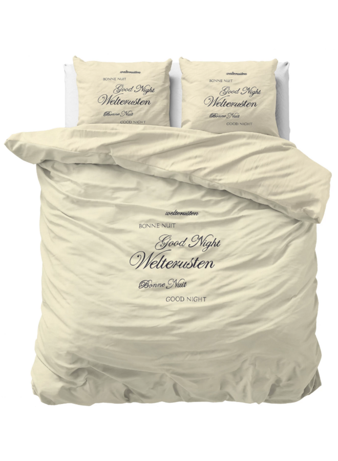 Dekbedovertrek Welterusten Créme - Microvezel PL2