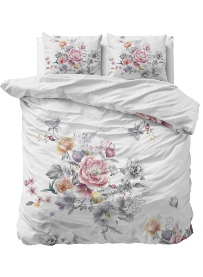 Dekbedovertrek Isabeau Wit - Microvezel PL3