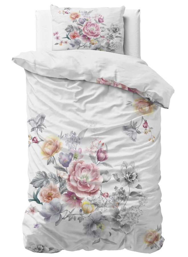 Sleeptime Dekbedovertrek Isabeau Wit - Microvezel