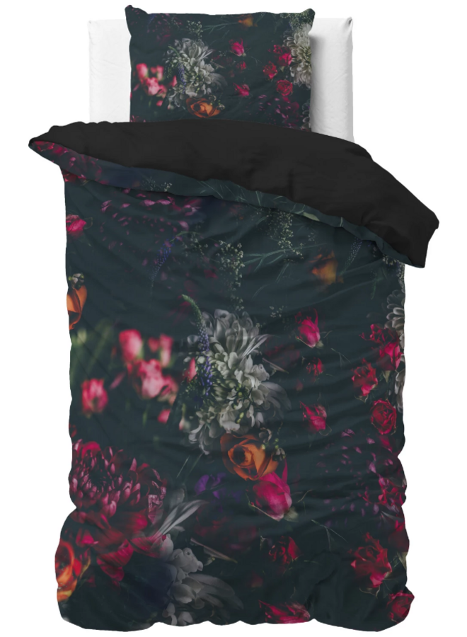 Sleeptime Dekbedovertrek Elodie Zwart - Microvezel