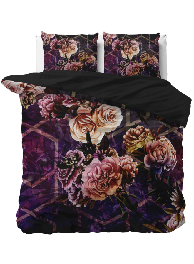 Dekbedovertrek Marise Paars - Microvezel