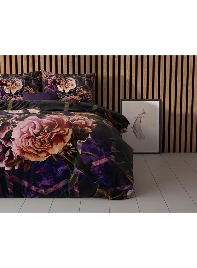 Sleeptime Dekbedovertrek Marise Paars - Microvezel