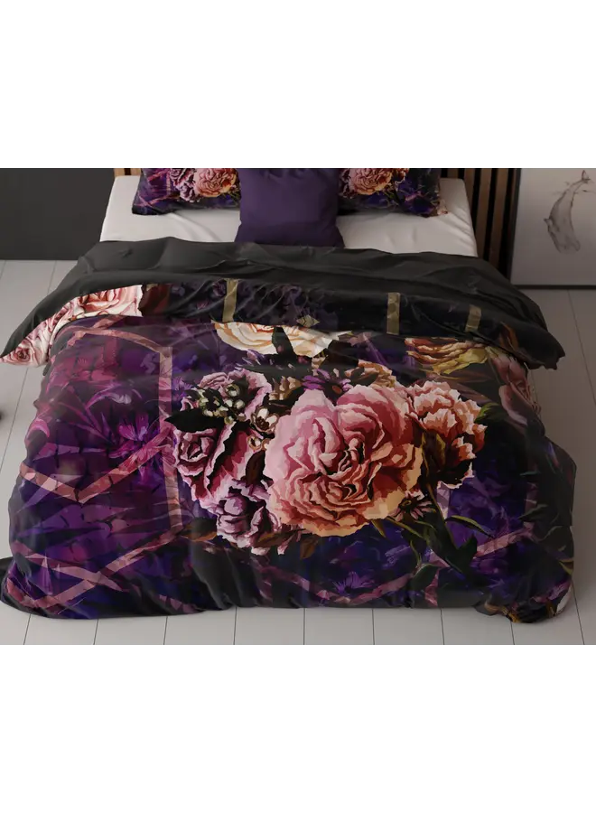 Sleeptime Dekbedovertrek Marise Paars - Microvezel