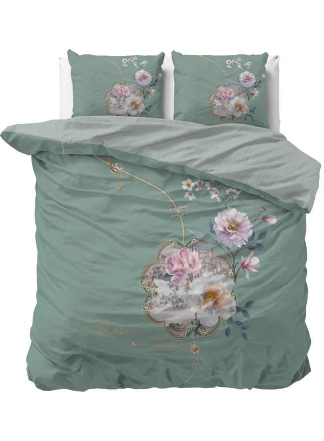 Dekbedovertrek Lyra Groen - Microvezel PL2