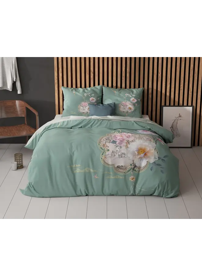 Sleeptime Dekbedovertrek Lyra Groen - Microvezel