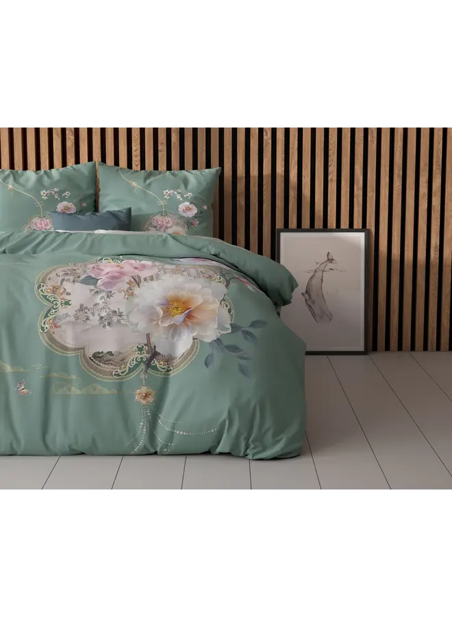 Sleeptime Dekbedovertrek Lyra Groen - Microvezel